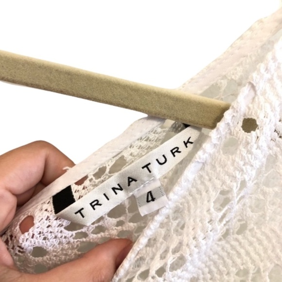 Trina Turk Julia White Cutout Romper 4 - Picture 4 of 13